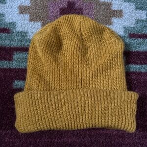 Forever 21 Cozy Mustard Knit Beanie